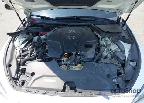 2019 Infiniti Q50 3.0T Red Sport 400 from USA, damaged, VIN JN1FV7ARXKM830047